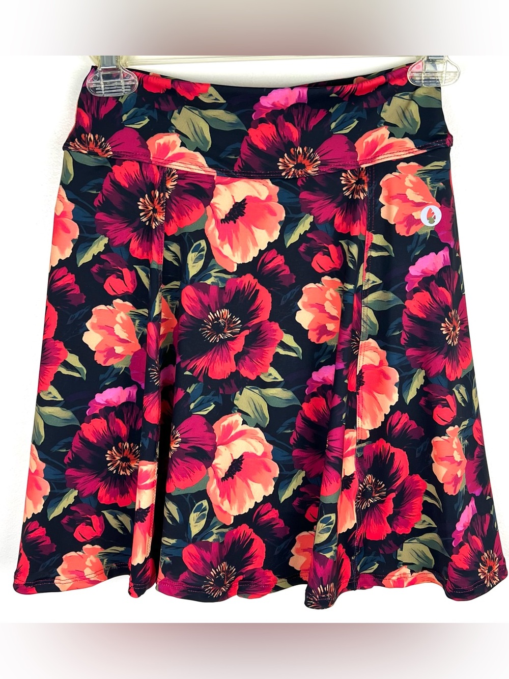 Dona Jo Tropical Floral Tennis Skirt Skort